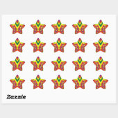 CHRISTMAS 3D STAR ~ STAR STICKER (Blatt)
