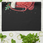 Christmas (4) geschirrtuch (Gefaltet)