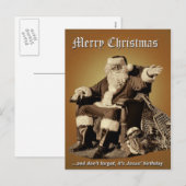 CHRISTMAS #5B FEIERTAGSPOSTKARTE (Vorne/Hinten)