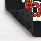 Christmas 67 Buffalo Plaid Six Seven Santa &amp; E Mousepad (Ecke)