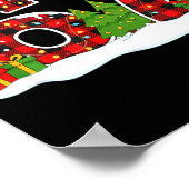 Christmas 67 Buffalo Plaid Six Seven Santa & E Poster (Ecke)