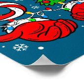 Christmas 67 Candy Cane Six Seven Meme Lights Sant Poster (Ecke)