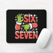 Christmas 67 Funny Meme Xmas Six Seven Santa Hand Mousepad (Mit Mouse)
