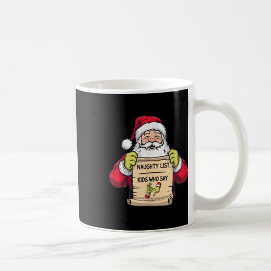 Christmas 67 Funny Santa 67 Six Seven 6 7 Meme Cus Kaffeetasse (Rechts)