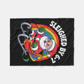 Christmas 67 Funny Xmas Six Seven Ugly Sweater 6-7 Fleecedecke (Vorderseite (Horizontal))