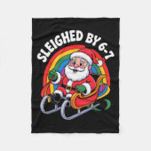 Christmas 67 Funny Xmas Six Seven Ugly Sweater 6-7 Fleecedecke (Vorderseite)