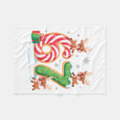 Christmas 67 Funny Xmas Six Seven Ugly Sweater 6-7 Fleecedecke (Vorderseite (Horizontal))