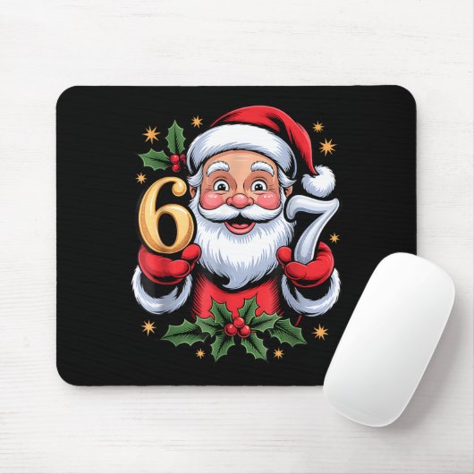 Christmas 67 Funny Xmas Six Seven Ugly Sweater 6 7 Mousepad (Mit Mouse)