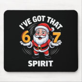 Christmas 67 Funny Xmas Six Seven Ugly Sweater 6-7 Mousepad (Vorne)