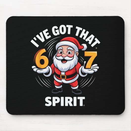 Christmas 67 Funny Xmas Six Seven Ugly Sweater 6-7 Mousepad (Vorne)