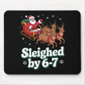 Christmas 67 Funny Xmas Six Seven Ugly Sweater 6-7 Mousepad (Vorne)