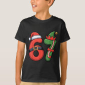 Christmas 67 Meme 67 Santa Elf - Six Seven T-Shirt (Vorderseite)