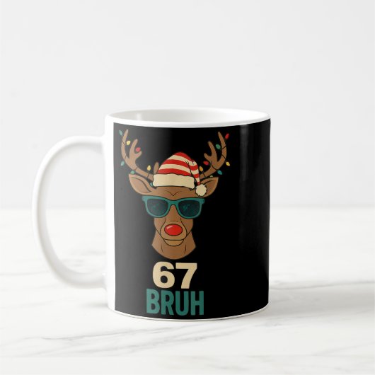 Christmas 67 Meme Design Funny Six Seven Hands 6 7 Kaffeetasse (Links)