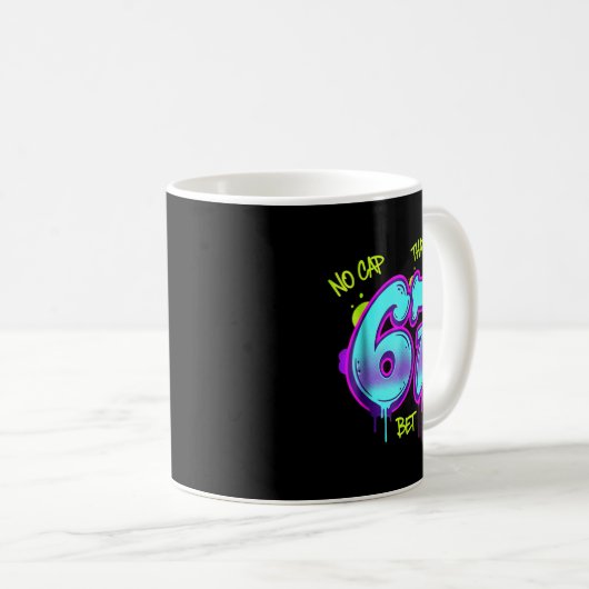 Christmas 67 Meme Design Funny Six Seven Hands 6 7 Kaffeetasse (VorderseiteRechts)