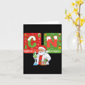 Christmas 67 Meme Science Chemistry Humor Periodic Karte (Gelbe Blume)