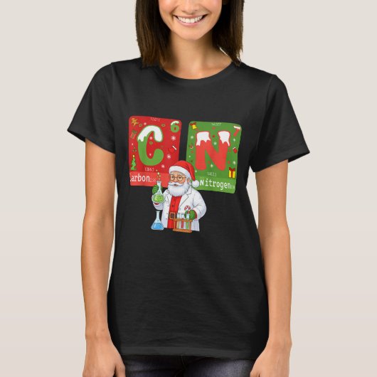 Christmas 67 Meme Science Chemistry Humor Periodic T-Shirt (Vorderseite)