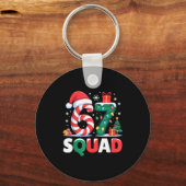 Christmas 67 Squad Brainrot Funny Candy Cane Light Schlüsselanhänger (Vorderseite)