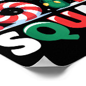 Christmas 67 Squad Brother 6-7 Funny Matching Cand Poster (Ecke)