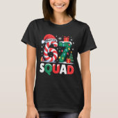 Christmas 67 Squad Mommy 6-7 Funny Matching Candy T-Shirt (Vorderseite)