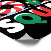 Christmas 67 Squad Sister 6-7 Funny Matching Candy Poster (Ecke)