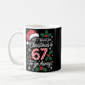 Christmas 67 To Go Away Six Seven Funny Teacher Pa Kaffeetasse (Links)
