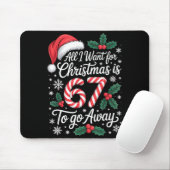 Christmas 67 To Go Away Six Seven Funny Teacher Pa Mousepad (Mit Mouse)