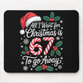 Christmas 67 To Go Away Six Seven Funny Teacher Pa Mousepad (Vorne)