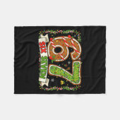 Christmas 67 Xmas Gen Rizzmas 6 7 Santa Brainrot M Fleecedecke (Vorderseite (Horizontal))