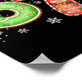 Christmas 6 7 Six Seven Funny 67 Meme Santa Claus Poster (Ecke)