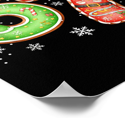 Christmas 6 7 Six Seven Funny 67 Meme Santa Claus Poster (Ecke)