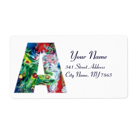 CHRISTMAS A BRIEF / SANTA MIT CHRISTMAS BAUM (Vorne)