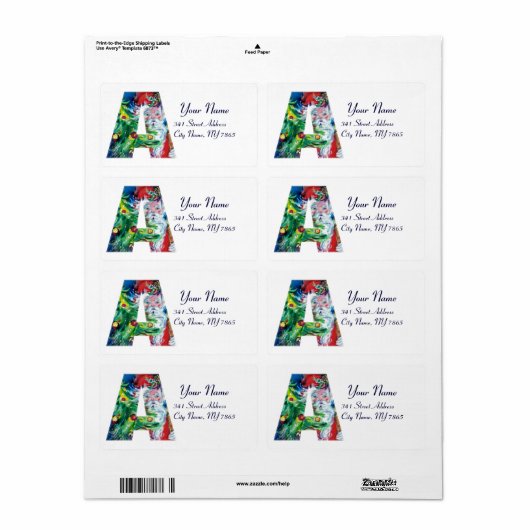 CHRISTMAS A BRIEF / SANTA MIT CHRISTMAS BAUM (Vorne)