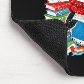 Christmas A Penguin Reading Book Snowflake Cocoa H Mousepad (Ecke)