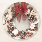 Christmas A Runder Pappuntersetzer (Vorderseite)