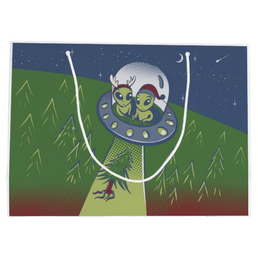 Christmas abduction große geschenktüte (Rückseite)