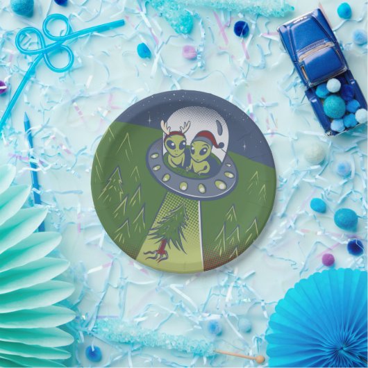 Christmas abduction pappteller (Party)