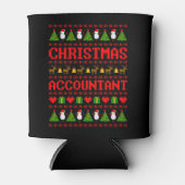 Christmas Accountant Dosenkühler (Vorderseite)