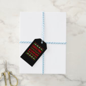 Christmas Accountant Geschenkanhänger (Mit Garn)