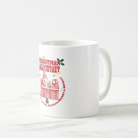 Christmas Accountant Kaffeetasse (VorderseiteRechts)