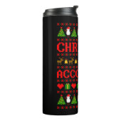 Christmas Accountant Thermosbecher (Nach links gedreht)