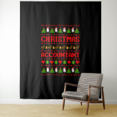 Christmas Accountant Wandteppich (Beispiel)