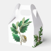 Christmas Acorn Wreath Family Foto Geschenkschachtel (Rückseite)