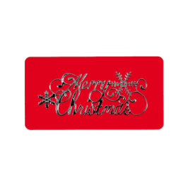 CHRISTMAS ADDRESS ETIKETTIEREN SAISONALE GREETINGS ADRESSAUFKLEBER