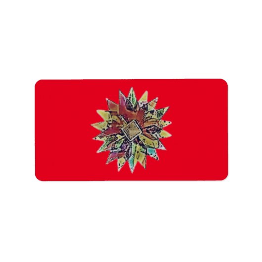 CHRISTMAS Address Labels Saisongrüße Adressaufkleber (Vorne)