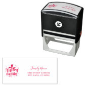 Christmas Address Self-inking Stamp Permastempel (Beispiel)