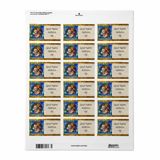 Christmas Adressaufkleber (Vorne)