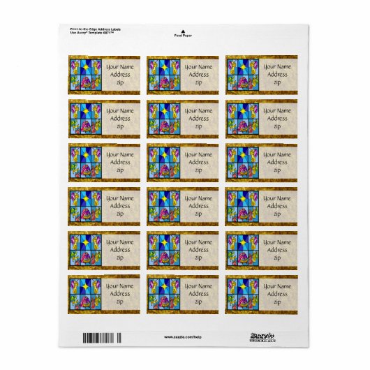 Christmas Adressaufkleber (Vorne)