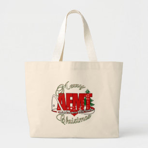 CHRISTMAS AEMT Advanced Emergency Medical Tech Jumbo Stoffbeutel