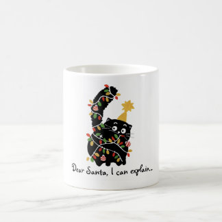 Christmas Aesthetic Santa Cat Cute Funny Kaffeetasse