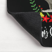 Christmas African Gray Parrot Mousepad (Ecke)